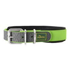 Hunter Convenience Comfort / Ошейник Хантер для собак Биотановый с мягкой горловиной Яблочный Зеленый