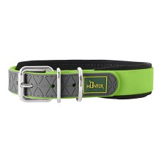 Hunter Convenience Comfort / Ошейник Хантер для собак Биотановый с мягкой горловиной Яблочный Зеленый