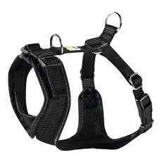 Hunter Manoa / Шлейка Хантер для собак нейлон & сетчатый текстиль Черная