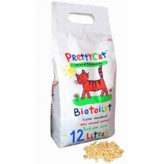 PrettyCat Wood Granules / Наполнитель для кошачьего туалета ПриттиКэт Вуд Гранулс Древесный