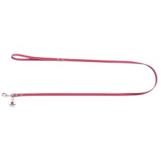 Mr.Kranch / Поводок Мистер Кранч для собак из Натуральной кожи с QR-адресником Розовый