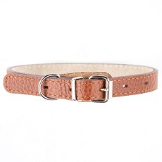 Mr.Kranch / Ошейник Мистер Кранч для собак из Натуральной кожи Прямой Коричневый