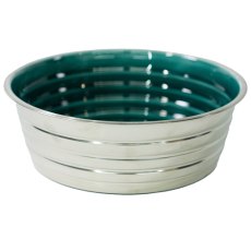 Mr.Kranch Cyclo / Миска Мистер Кранч для животных с Керамическим покрытием Нескользящее основание нержавеющая сталь Изумрудная