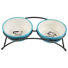 Mr.Kranch / Миски на подставке для собак и кошек Двойные 290мл х 2 шт