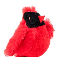 Mr.Kranch / Игрушка Мистер Кранч для кошек плюшевая с кошачьей мятой Птичка красная