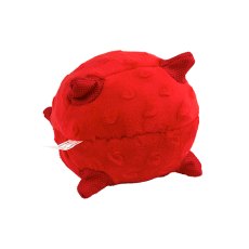 Playology Puppy Sensory Ball / Игрушка Плэйолоджи для Щенков сенсорный плюшевый мяч с ароматом говядины Красный