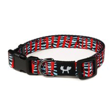 United Pets Complete me / Ошейник Юнайтед Петс для собак красная зебра