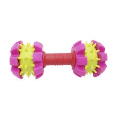 Homepet Dental TPR / Игрушка Хоумпет для собак Гантель с шипами