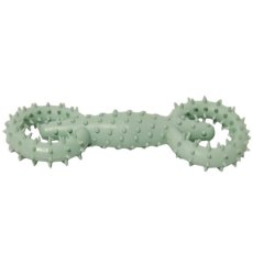 Homepet Dental / Игрушка Хоумпет для собак Гантель фисташковая