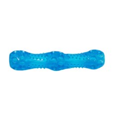 Homepet TPR / Игрушка Хоумпет для собак Палочка с пищалкой голубая