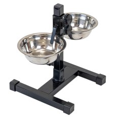 Homepet / Миски Хоумпет для домашних животных на металлической регулируемой подставке до 25 см