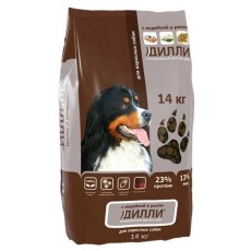 Дилли / Сухой корм для взрослых собак с Индейкой и рисом