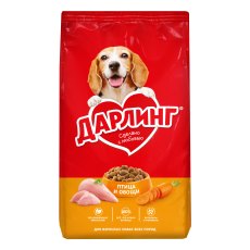 Дарлинг / Сухой корм для взрослых собак Птица и Овощи