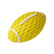 Homepet Silver Series / Игрушка Хоумпет для собак Мяч регби с пищалкой Каучуковый 14,5 см х 8,2 см х 7,9 см