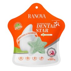 Ranova / Лакомство Ранова для собак сублимированное Звёздочка для зубов с Курицей и морскими водорослями
