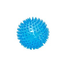 Homepet TPR / Игрушка Хоумпет для собак Мячик с шипами с пищалкой синий