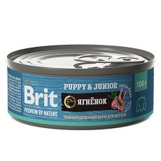 Brit Puppy & Junior / Консервы Брит для Щенков всех пород Ягненок (цена за упаковку)