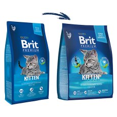 Brit Kitten Premium / Сухой корм Брит Премиум для Котят Курица Лосось