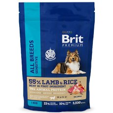 Brit Premium All Breeds Sensitive Lamb & Turkey / Сухой корм Брит Премиум для взрослых собак всех пород с Чувствительным пищеварением Ягненок Индейка