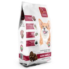 Clan Classic Active Adult 25-16 / Сухой корм Клан для Активных собак Мелких пород Говядина с Индейкой