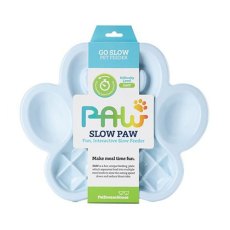 PetDreamHouse Paw Slow Feeder Baby Blue Easy Миска Лапа / Миска ПетДримХаус Лапа для собак и кошек для медленного кормления 450г