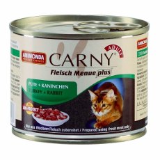Animonda Carny Adult / Консервы Анимонда для кошек с  Говядиной Индейкой и Кроликом (цена за упаковку)