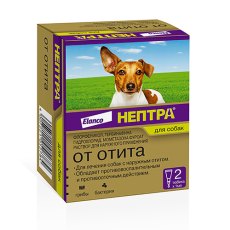 Elanco Нептра / Раствор для лечения отитов у собак