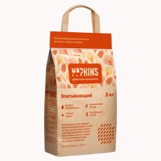 NAPKINS / Древесный Универсальный Наполнитель Напкинс для кошачьего туалета