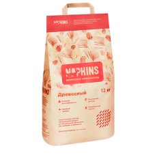 NAPKINS / Древесный Универсальный Наполнитель Напкинс для кошачьего туалета