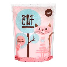 Smart Cat / Наполнитель Смарт Кэт для кошек Силикагелевый аромат Детской присыпки