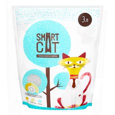 Smart Cat / Наполнитель Смарт Кэт для кошек Силикагелевый с pH индикатором