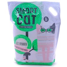 Smart Cat / Наполнитель Смарт Кэт для Чувствительных кошек Силикагелевый Без Аромата