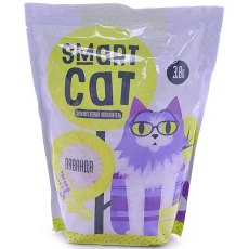 Smart Cat / Наполнитель Смарт Кэт для кошек Силикагелевый аромат Лаванды