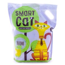 Smart Cat / Наполнитель Смарт Кэт для кошек Силикагелевый аромат Яблока
