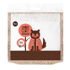 Smart Cat / Наполнитель Смарт Кэт для кошек Древесный пеллета 6мм