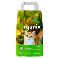 Organix / Комкующийся наполнитель Органикс для кошачьего туалета с ароматом Свежескошенной травы