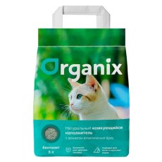 Organix / Комкующийся наполнитель Органикс для кошачьего туалета с ароматом Атлантического бриза