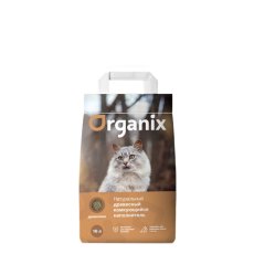 Organix / Наполнитель Органикс для кошачьего туалета Древесный комкующийся