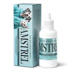 Amstrel / Гель для зубов Амстрел для кошек и собак с Маслом зеленого грецкого ореха