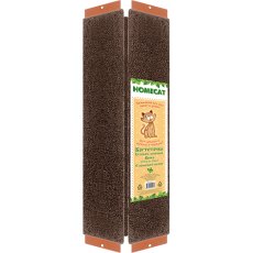 Homecat Венге / Когтеточка Хоумкэт для кошек с Кошачьей мятой Угловая