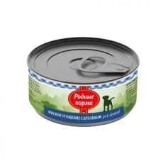 Родные Корма / Консервы Мясное угощение для Щенков с Кроликом (цена за упаковку)