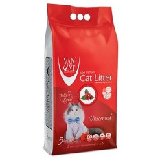 Van Cat Unscented / Комкующийся наполнитель Ван Кэт для кошачьих туалетов Без запаха