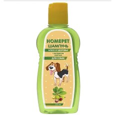 Homepet Блеск и Здоровье / Шампунь Хоумпет для собак с экстрактом каштана
