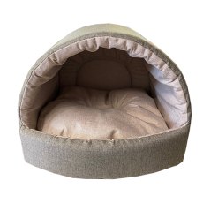 Homepet Melange / Домик эстрада Хоумпет для домашних животных Жаккард Коричнево-розовый