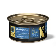 Clan De File / Влажный корм Консервы Клан для собак Гусь (цена за упаковку)