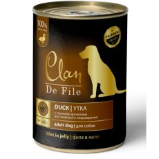 Clan De File / Консервы Клан для собак Утка (цена за упаковку)