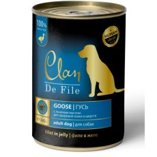 Clan De File / Консервы Клан для собак Гусь (цена за упаковку)