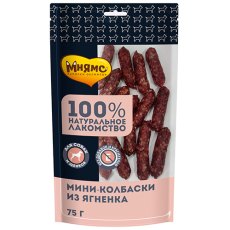 Мнямс Лакомство для собак Мини-колбаски из Ягненка