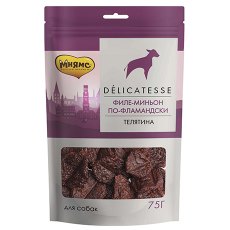 Мнямс Delicatesse Лакомство для собак Филе-миньон по-фламандски Телятина