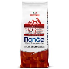 Monge Dog Monoprotein Speciality Adult Lamb & Rice / Сухой корм Монж для взрослых собак всех пород Ягненок с рисом и картофелем
